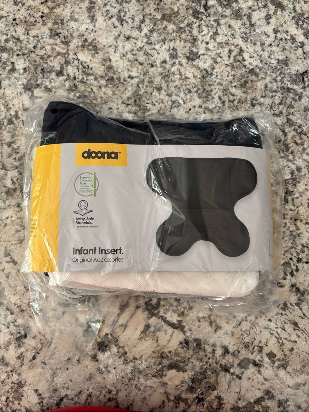 Doona Infant Insert - Black and White Comfort Pad
